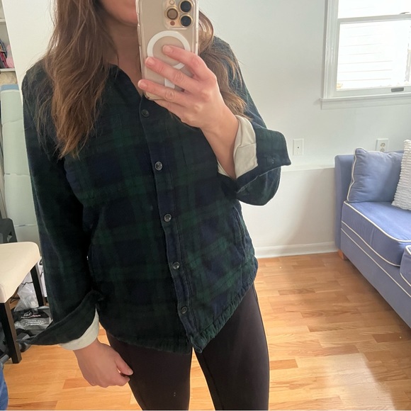 LL Bean Sherpa lined flannel - Picture 1 of 6